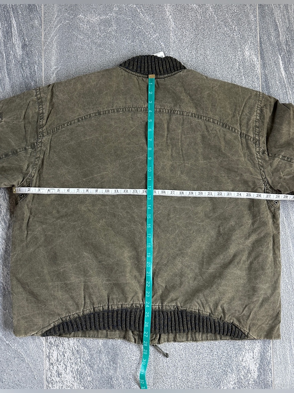 NWT Free People Women's XL Olive Jax Bomber Oversized Jacket Two‑Way Zip Pockets - Picture 13 of 14